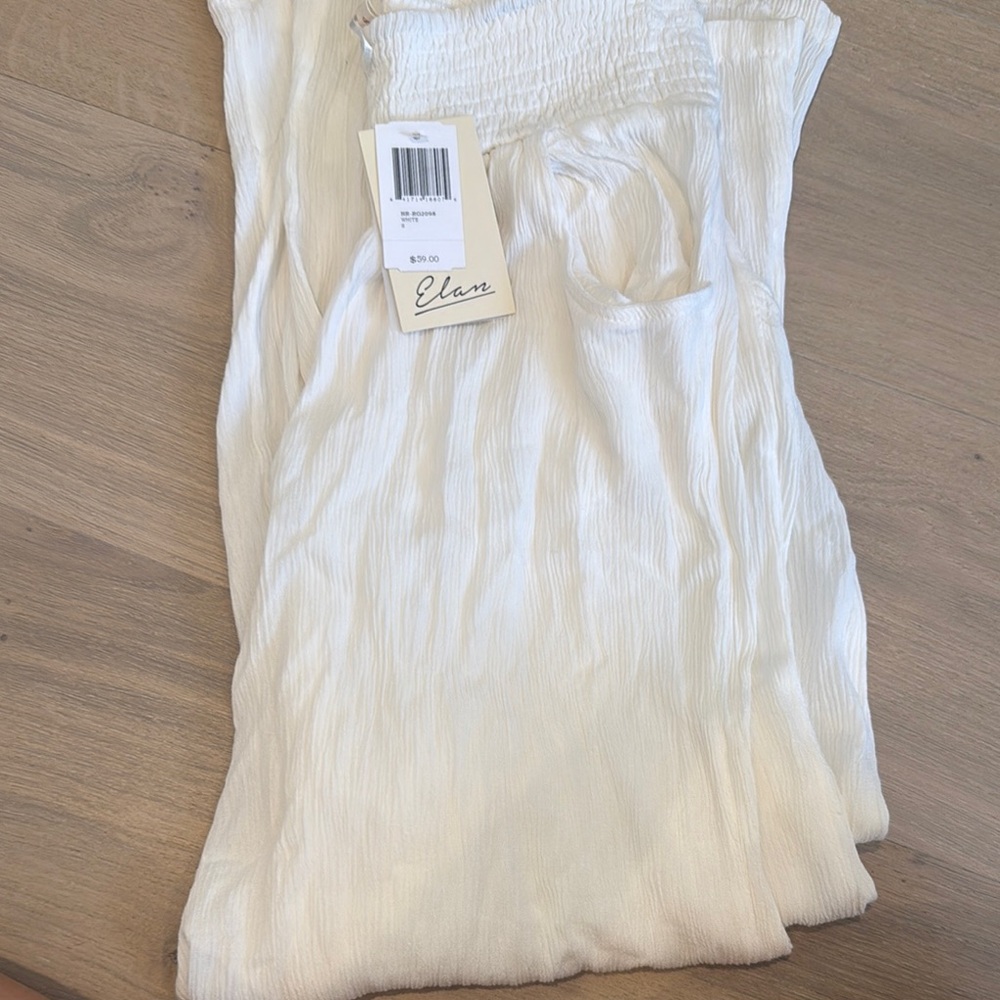 Elan Cream cover up pants NWT